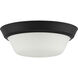 Edessa 2 Light 12 inch Black Flush Mount Ceiling Light