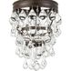 Calypso 1 Light 7.25 inch Vibrant Bronze Chandelier Ceiling Light