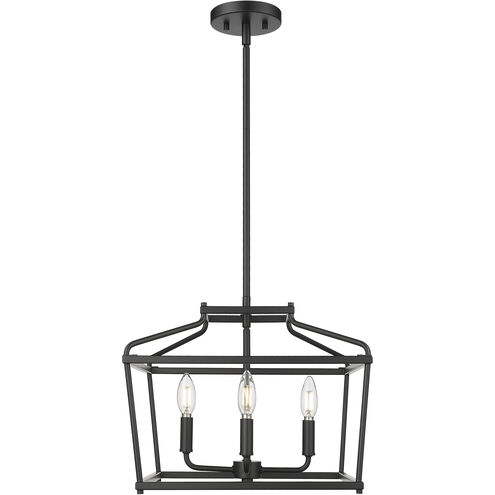 Nellita 4 Light 16 inch Matte Black Indoor Pendant Ceiling Light