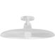 Quentin 1 Light 18 inch Matte White Semi Flush Mount Ceiling Light