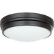 Fresh Colonial 2 Light 14 inch Bronze Flush Mount Ceiling Light