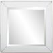 Square Devon 24 X 24 inch White Mirror