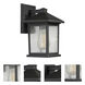 Portland 1 Light 10.25 inch Oil Rubbed Bronze Outdoor Wall Light
