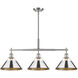 Orwell 3 Light 36 inch Pewter Kitchen Island Light Ceiling Light in Chrome