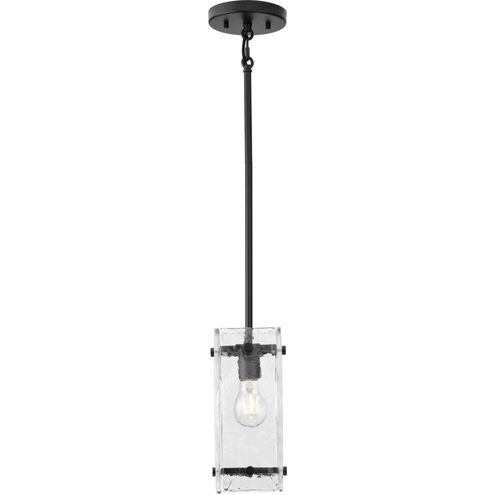Rivera 1 Light 4.75 inch Matte Black Mini Pendant Ceiling Light, Design Series