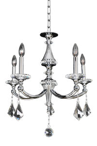 Floridia 5 Light 23 inch Chrome Chandelier Ceiling Light in Polished Chrome