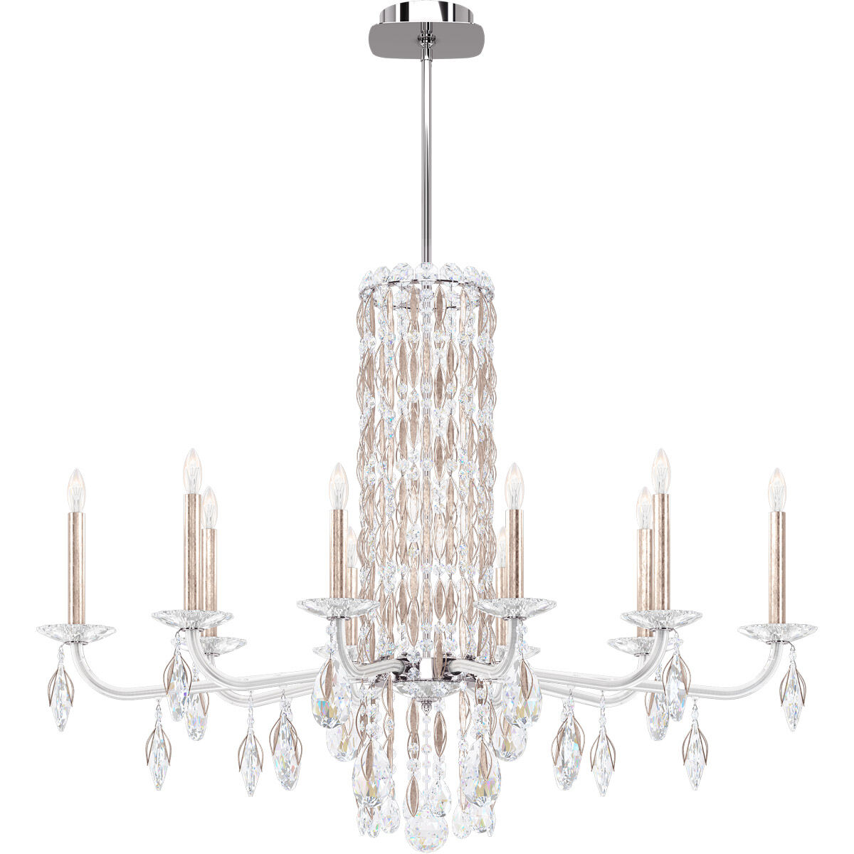 Siena 10 Light 40.5 inch Heirloom Gold Chandelier Ceiling Light in Heritage, No Spikes