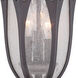 Milano 3 Light 20 inch Oil Rubbed Bronze Exterior Post Mount Light