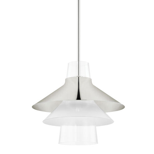 Jessy 1 Light 16 inch Polished Nickel Pendant Ceiling Light