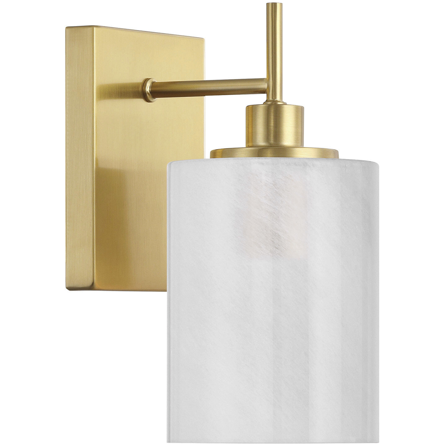 Modern 1 Light 4.75 inch Natural Brass Wall Sconce Wall Light