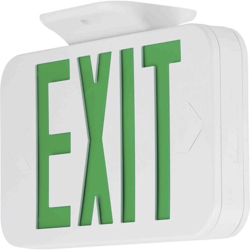Exit Signs LED 2 inch White Emergency Exit Light Ceiling Light in Green Letters