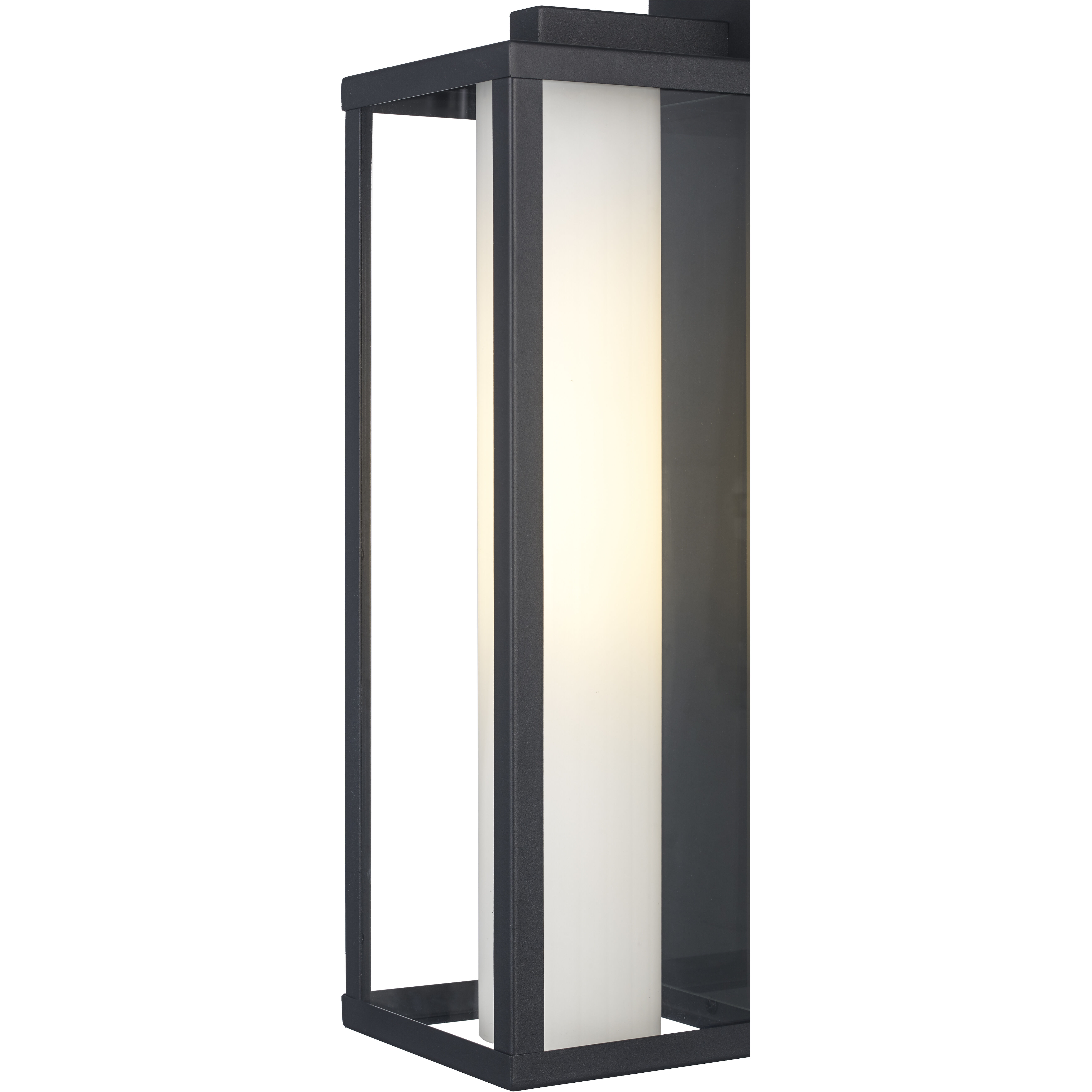 Adler 1 Light 19 inch Black Outdoor Wall Light