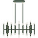 Kane LED 38.25 inch Jungle with Modern Brass Pendant Ceiling Light