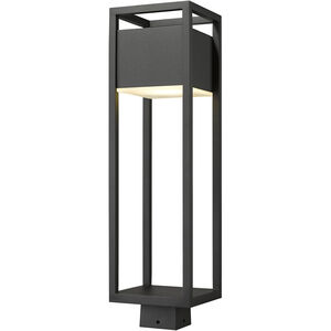 Barwick LED 25.75 inch Black Outdoor Post Mount Fixture