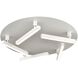 Gammahydrae LED 14.25 inch Matte White Flush Mount Ceiling Light