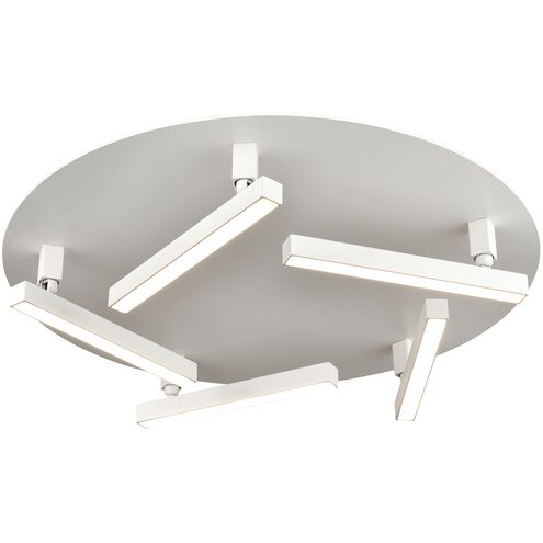Gammahydrae LED 14.25 inch Matte White Flush Mount Ceiling Light
