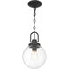 Wenston 1 Light 8 inch Sand Coal Outdoor Pendant, Great Outdoors