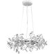 Canada 6 Light 23.6 inch Chrome Chandelier Ceiling Light
