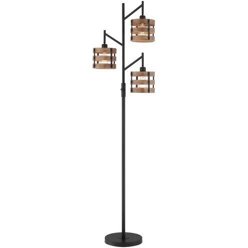 Balta 71 inch 60.00 watt Brown Wood Floor Lamp Portable Light