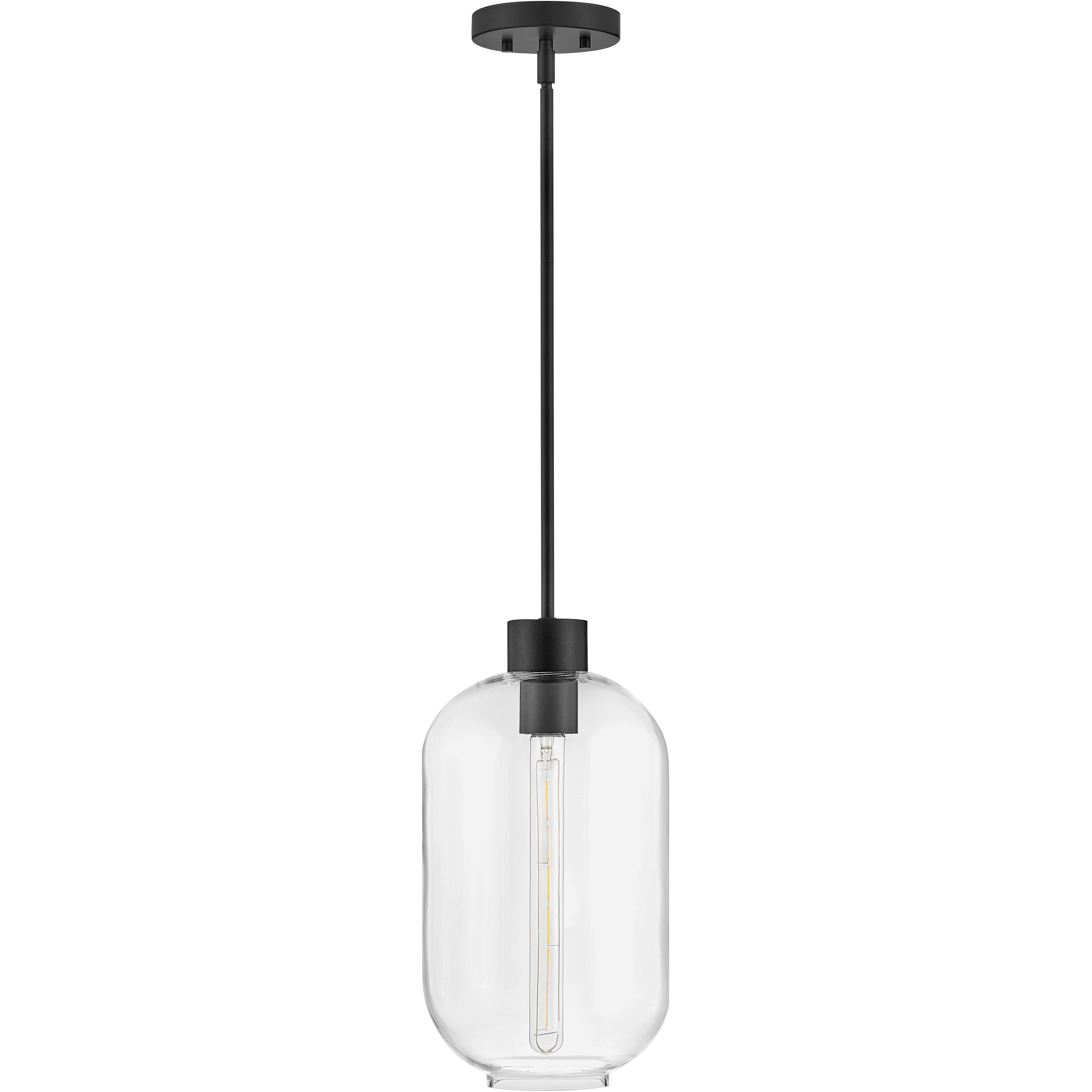 Greer LED 8.5 inch Black Pendant Ceiling Light