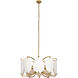Aliform 10 Light 34 inch Oxidized Gold Leaf Pendant Ceiling Light
