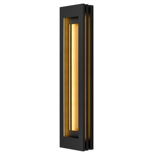 Layer LED 38 inch Sand Black Wall Sconce