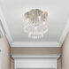 Elizabeth 5 Light 14 inch Brushed Nickel Flush Mount Ceiling Light