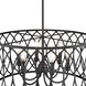 Arelyn 6 Light 23 inch Matte Black Indoor Pendant Ceiling Light