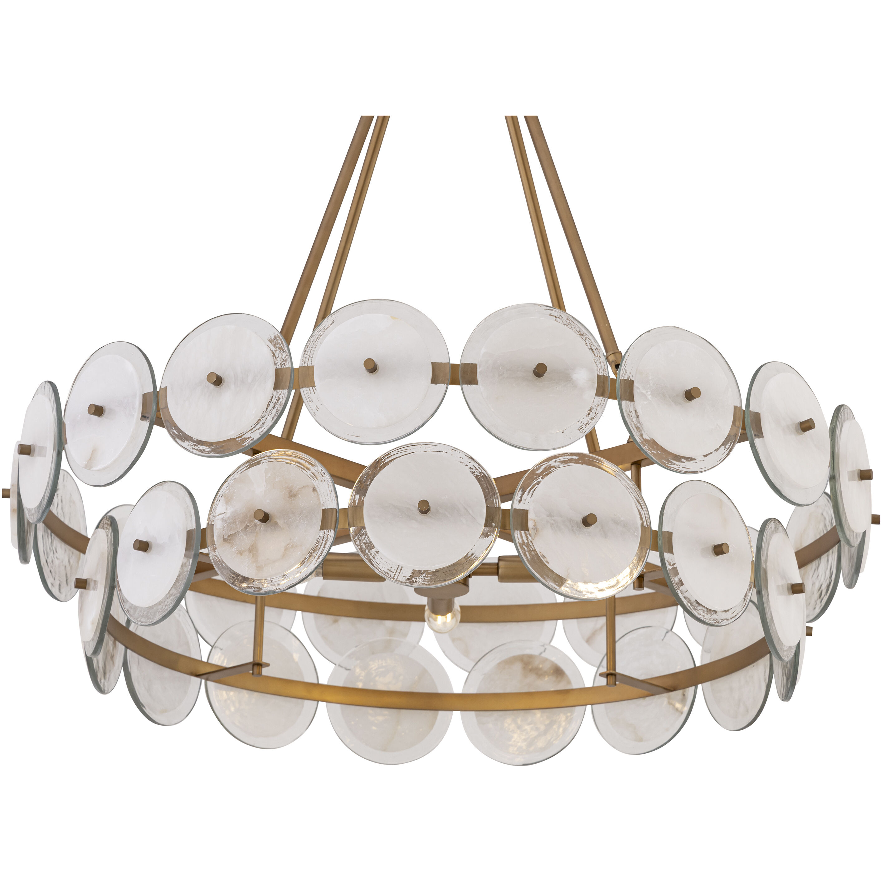 Kintrel 4 Light 31.5 inch Legacy Brass Pendant Ceiling Light