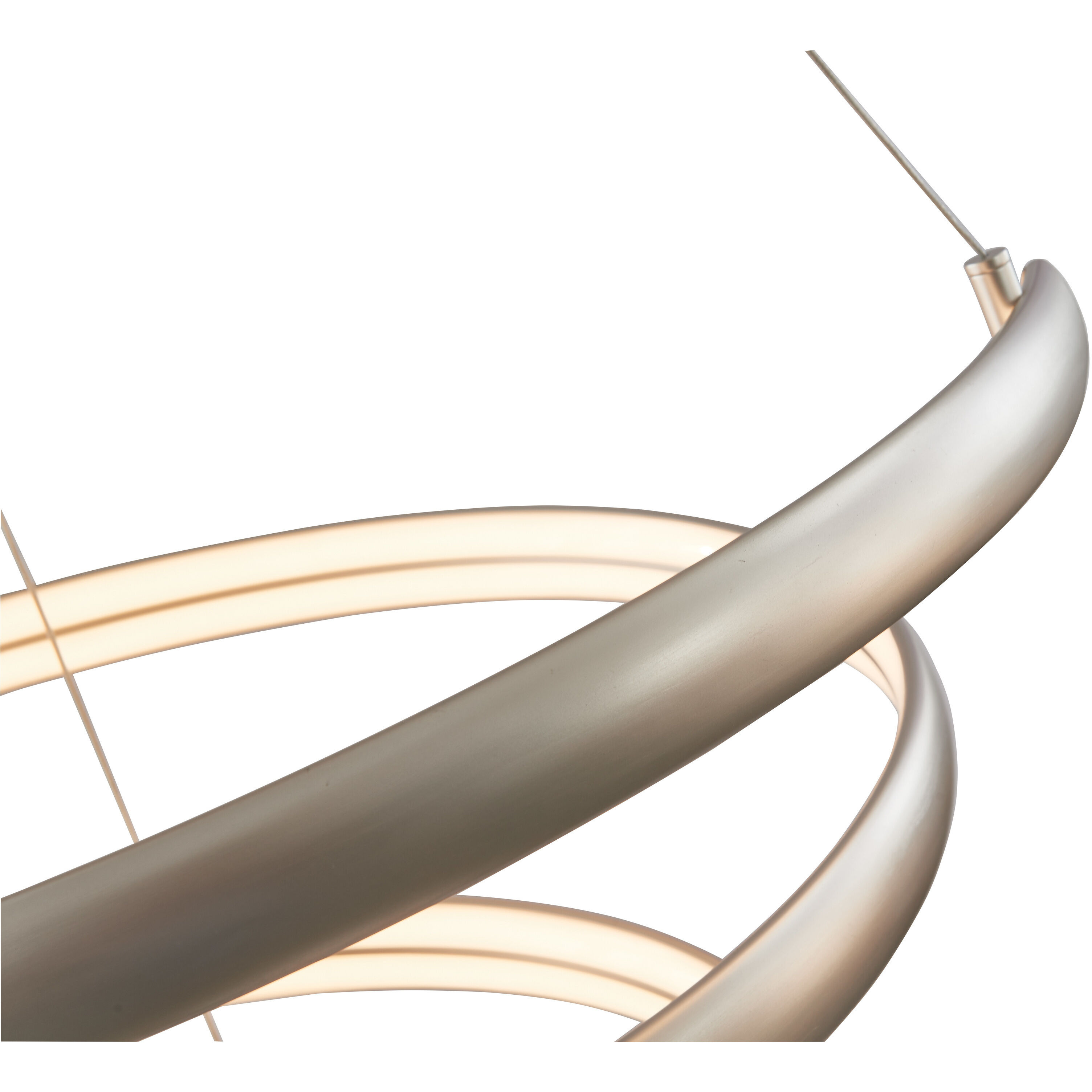 Sling LED 31.5 inch Titanium Silver Pendant Ceiling Light