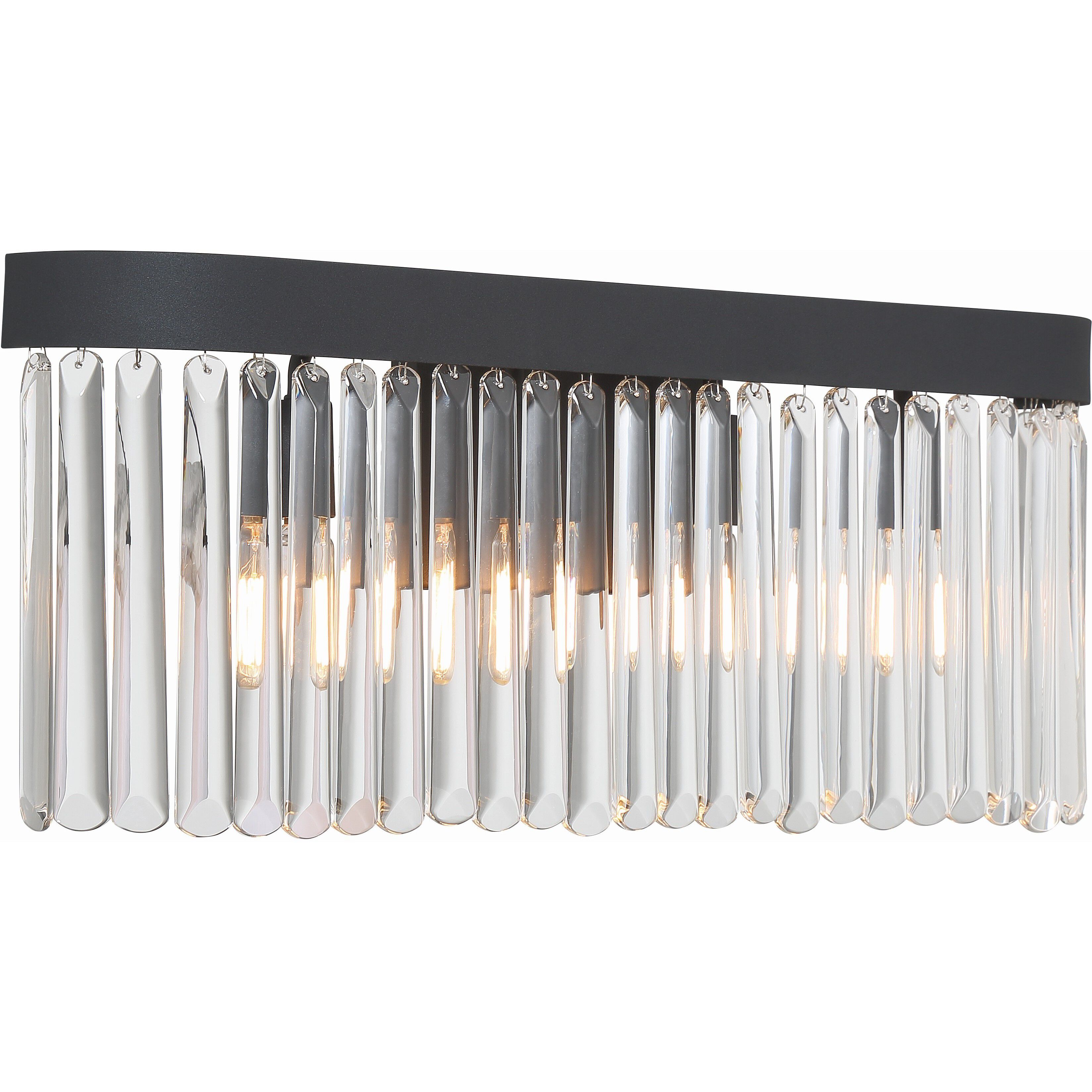 Emory Sconce Wall Light in Black Forged