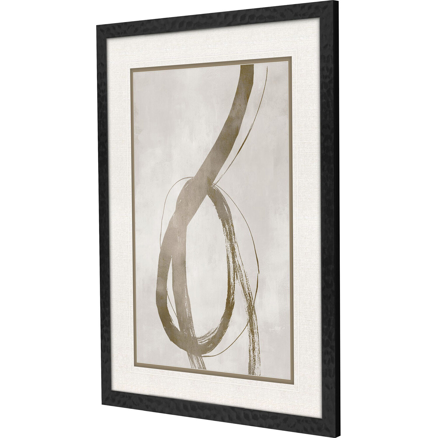 Twisting Paths Winding Paths Metallic and Neutral Framed Art, Propac