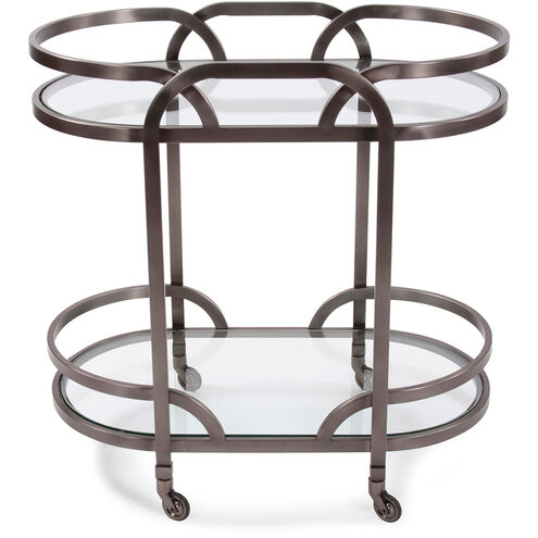 Carter Black Nickel Bar Cart