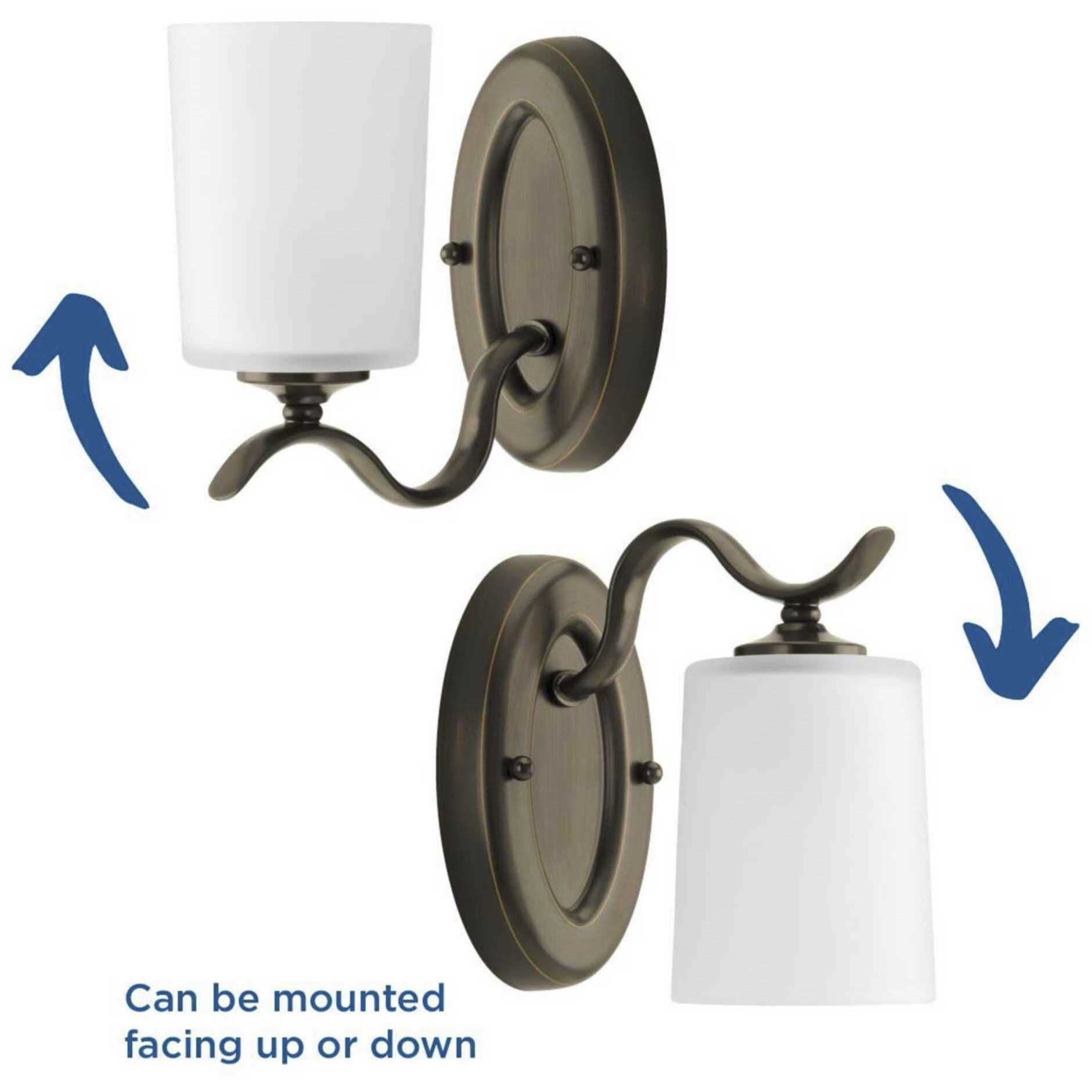 Inspire 1 Light 5 inch Antique Bronze Bath Vanity Wall Light