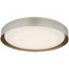 Kelly Wearstler Precision LED 18 inch Polished Nickel Round Flush Mount Ceiling Light