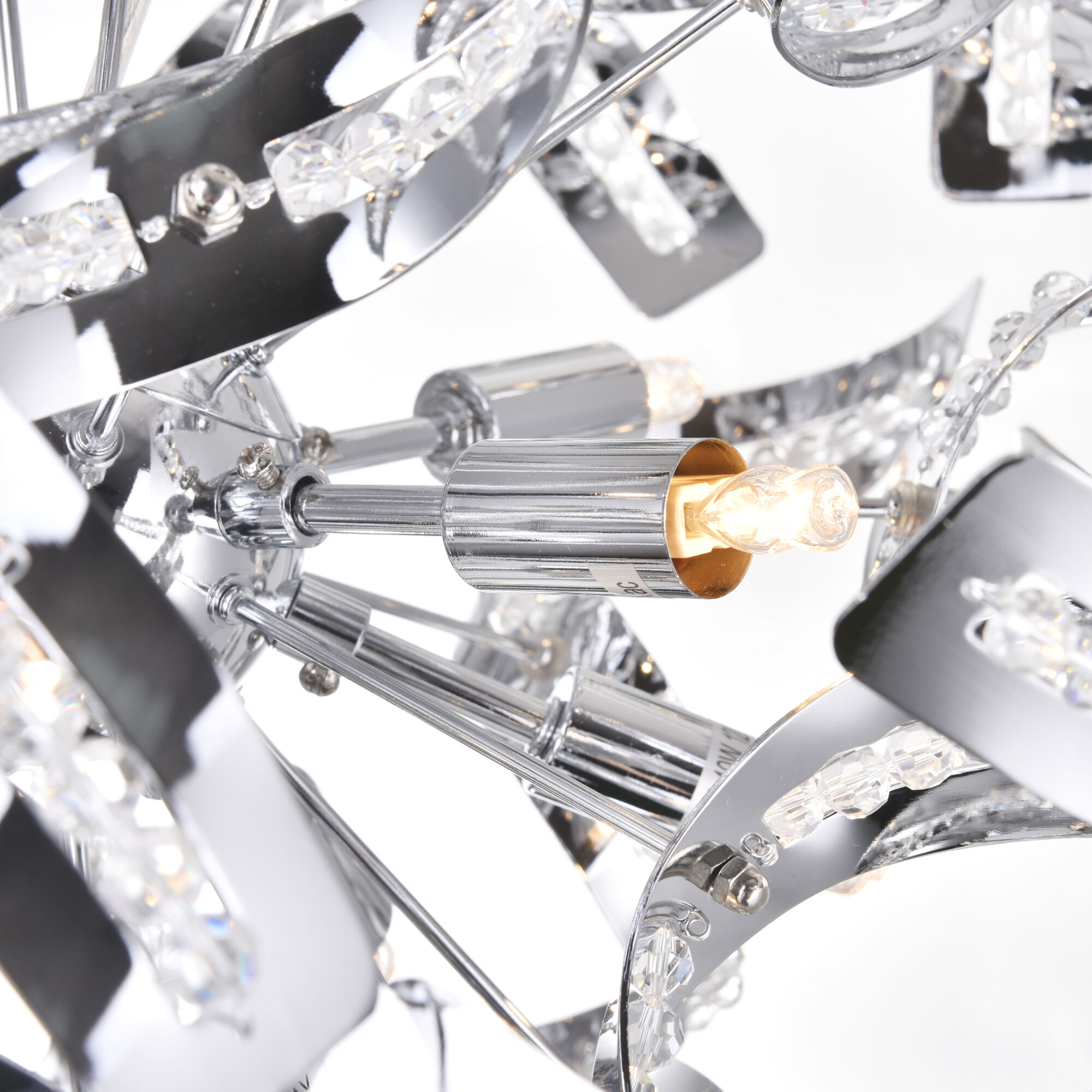 Swivel 18 Light 29 inch Chrome Chandelier Ceiling Light