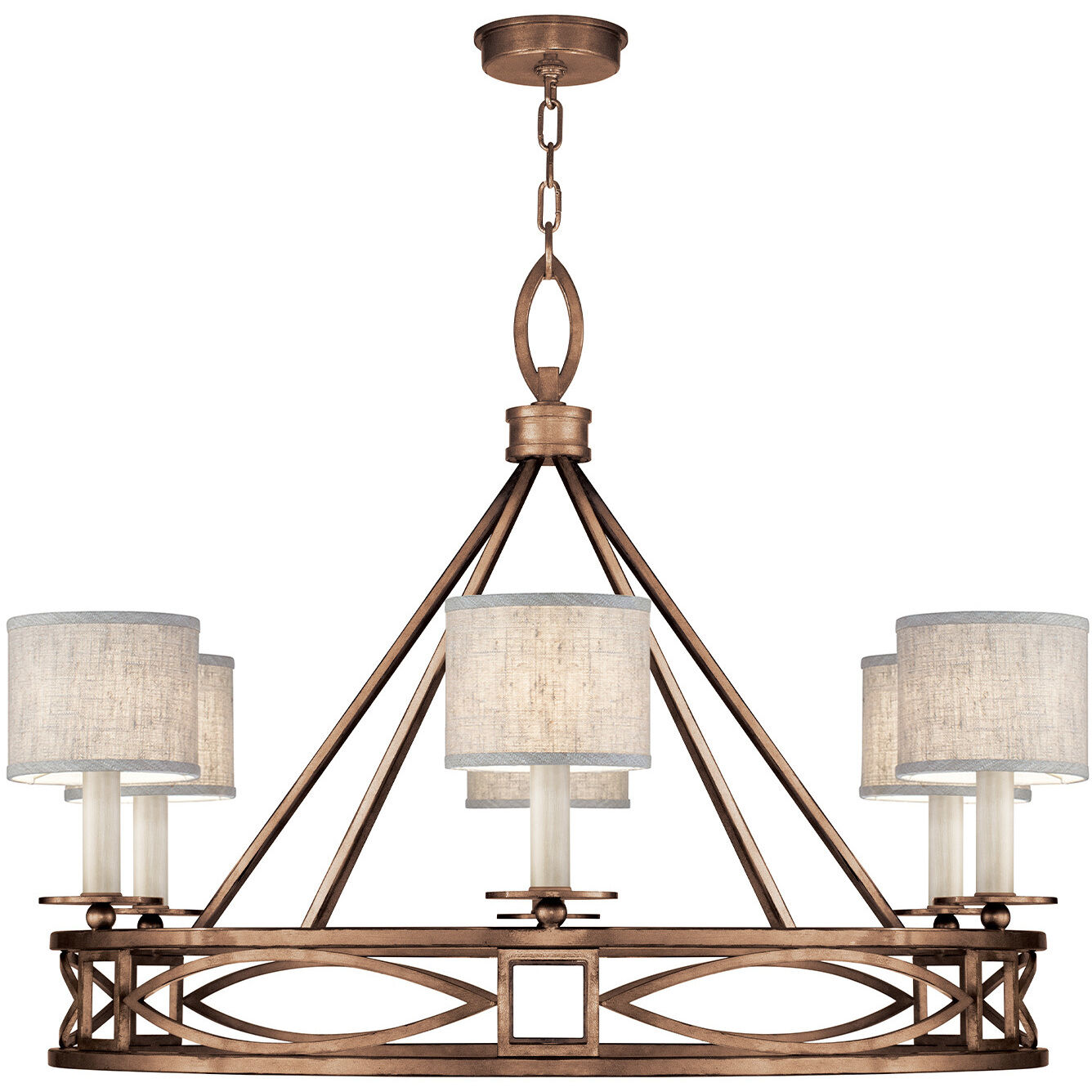 Cienfuegos 6 Light 39.5 inch Bronze Chandelier Ceiling Light