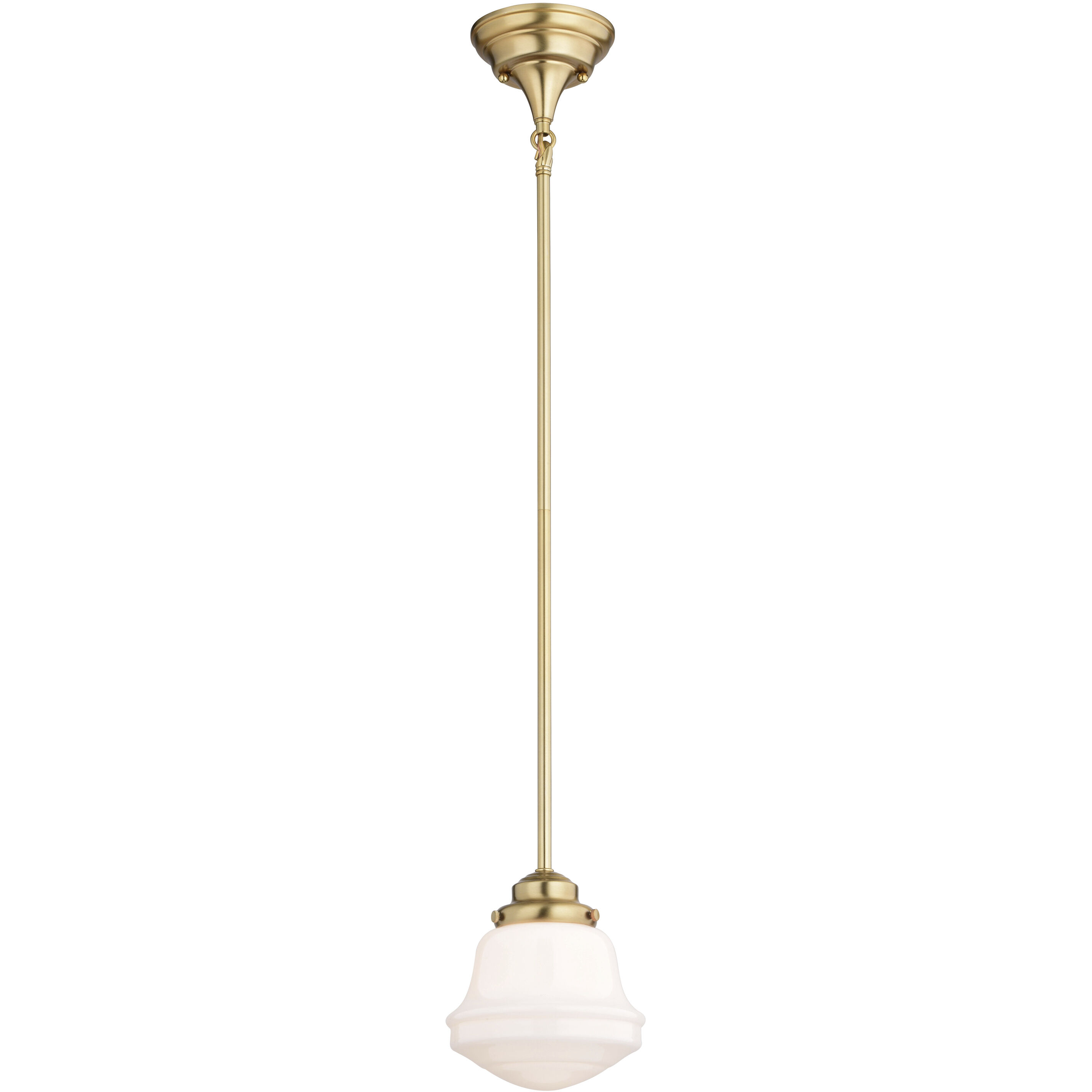 Huntley LED 6.25 inch Natural Brass Mini Pendant Ceiling Light