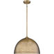 Shepard Pendant Ceiling Light in Modern Brass