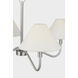 Drew & Jonathan Eldon 4 Light 8 inch Brushed Nickel Chandelier Ceiling Light, Medium