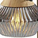 Elsie 24 inch 60.00 watt Black / Natural Wood Table Lamp Portable Light