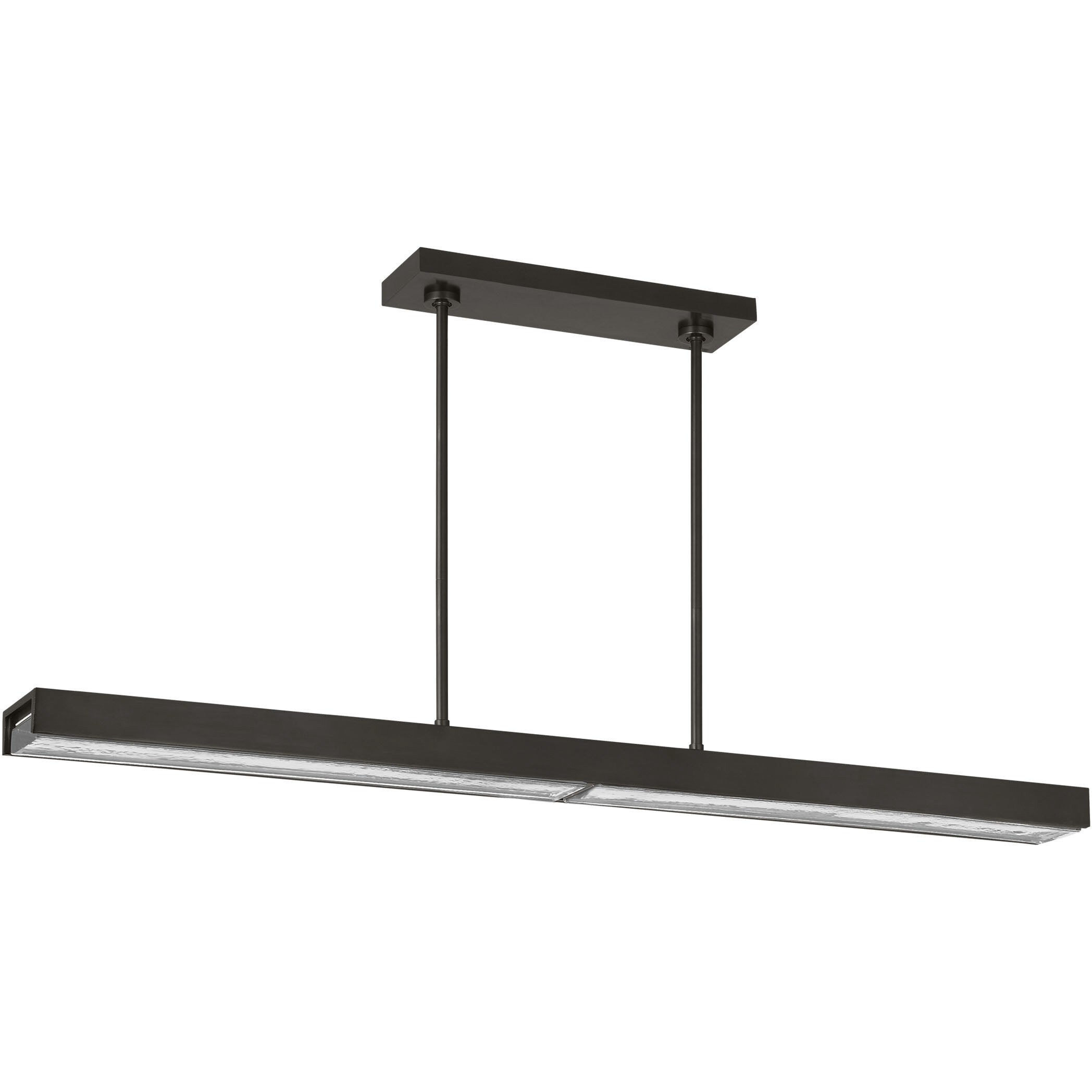 Avroko Maybeck Linear Chandelier Ceiling Light in Bronze