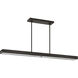 Avroko Maybeck Linear Chandelier Ceiling Light in Bronze