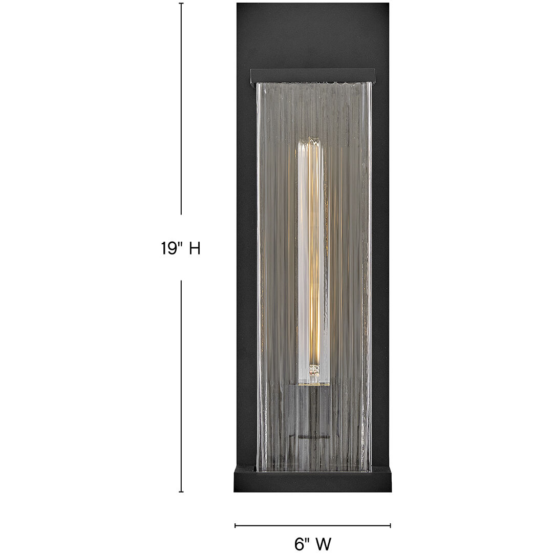 Torrent Outdoor Wall Mount in Black