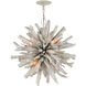 Kuka 6 Light 25 inch Whitewash Pendant Ceiling Light, Marjorie Skouras Collection