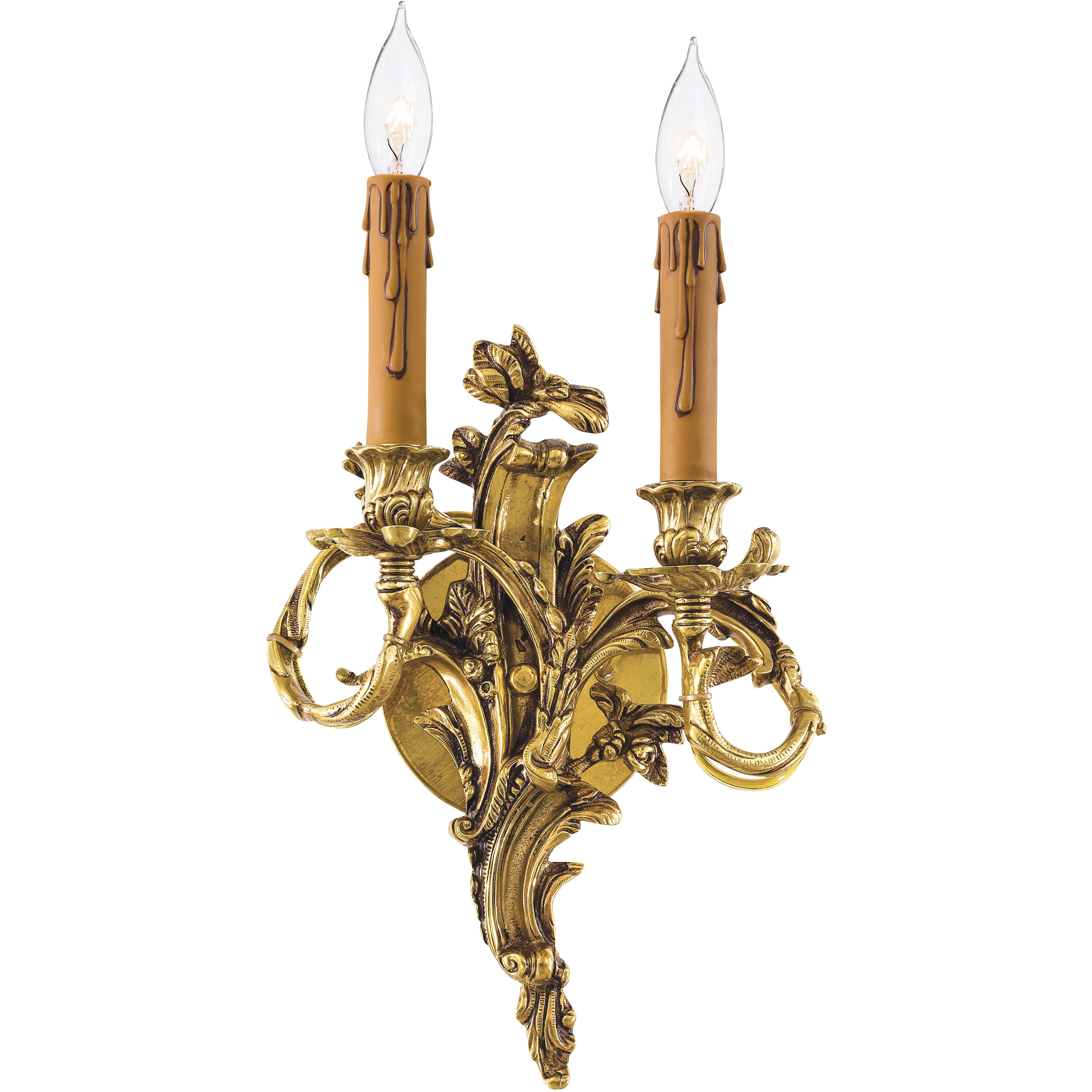 Jonathan 2 Light 8.75 inch Stained Gold Wall Sconce Wall Light