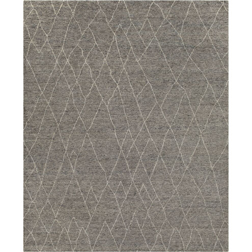 Zara 120 X 96 inch Charcoal Rug in 8 x 10, Rectangle