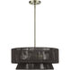 Florell 4 Light 20 inch Antique Brass Pendant Chandelier Ceiling Light