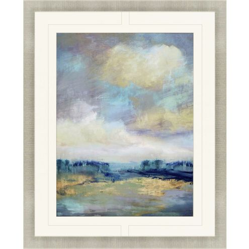 Waterside Collection Blue Framed Art