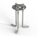Chamber Black Bollard Accessory, WAC Landscape